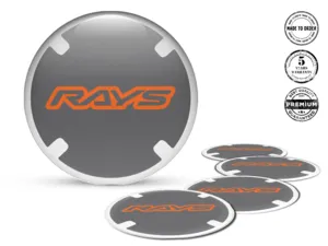 Rays Adesivo Silicone Edizione Decalcomanie Cerchio Pregiate